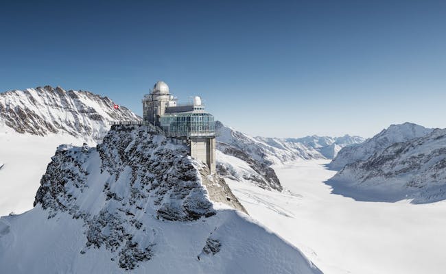 Piattaforma panoramica Sphinx Jungfraujoch (Foto: Ferrovie della Jungfrau)
