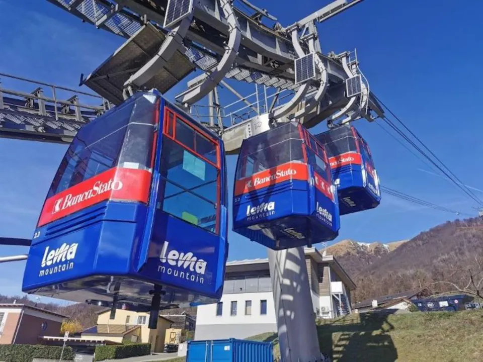 Tessin Bergbahnen Gondelbahn Monte Lema - Zur Verfügung gestellt von: Tessiner Tourismusagentur (ATT SA)