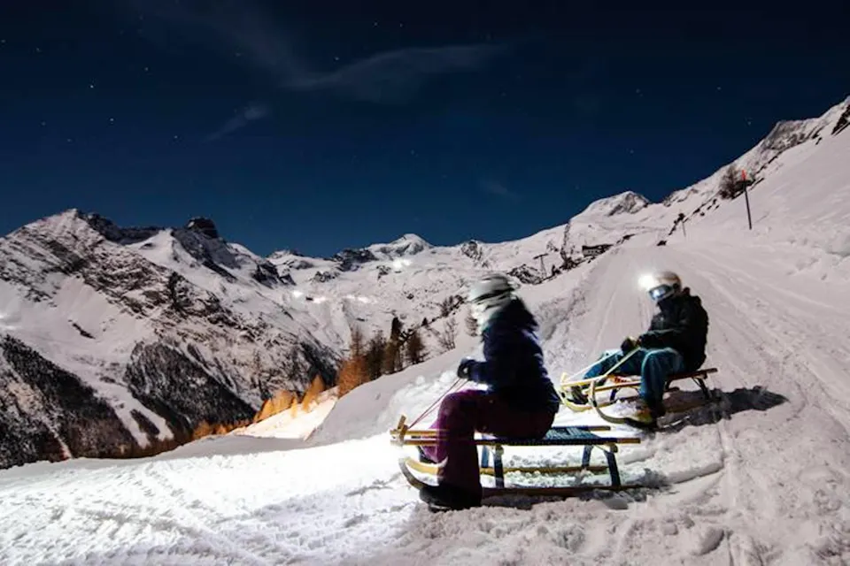 Nachtschlitteln  Saas Fee