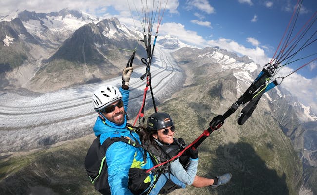 Paragliding Switzerland Aletsch Arena (Photo: Flugtaxi Switzerland)