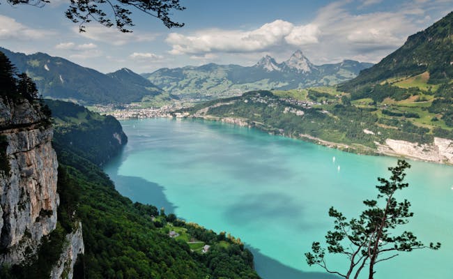 Seelisberg Panorama: adembenemend uitzicht op het Vierwaldstättermeer, bergen en omliggende natuur.