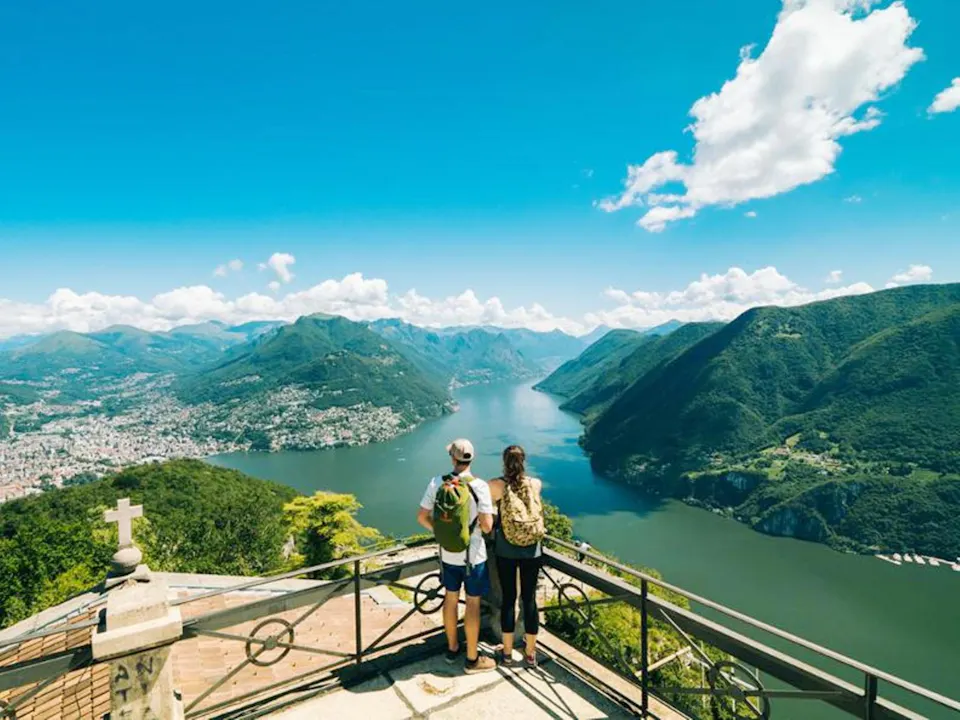 Tessin Wandern am San Salvatore