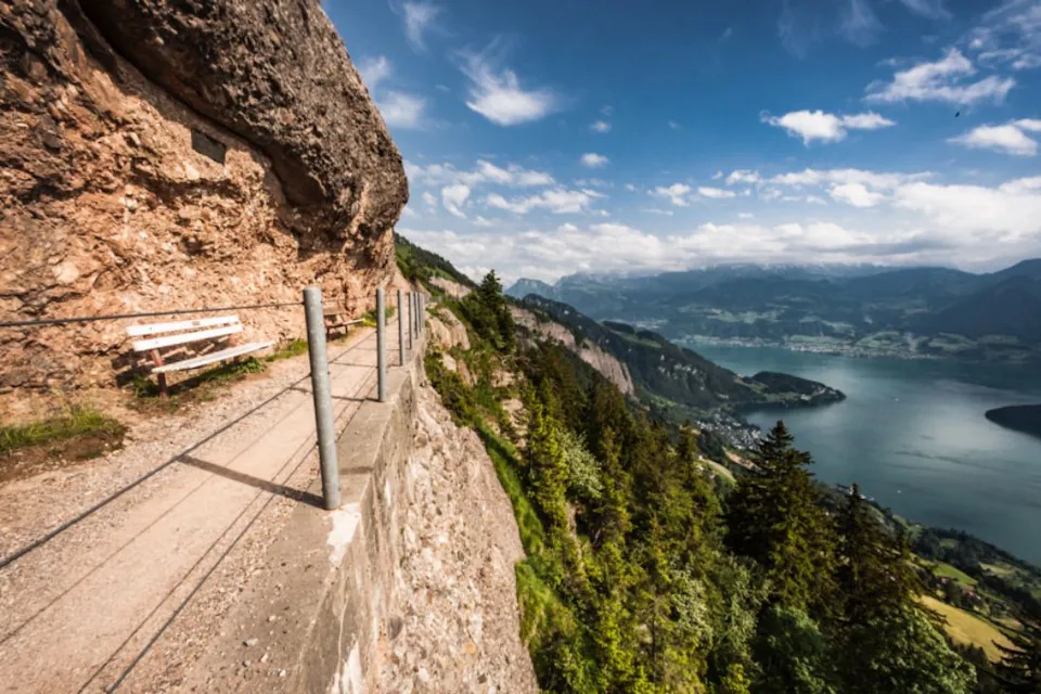 Rigi Kaltbad Felsenweg