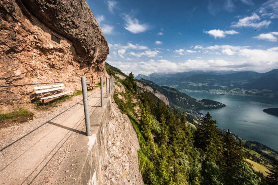 Rigi Kaltbad Felsenweg