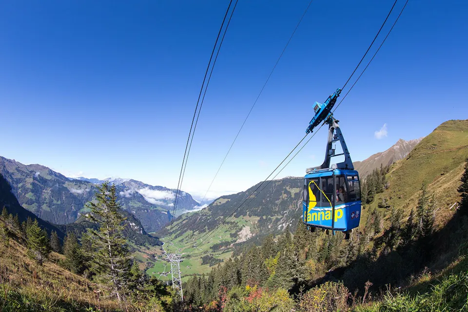 Brunni Engelberg Bannalp Bahn blau