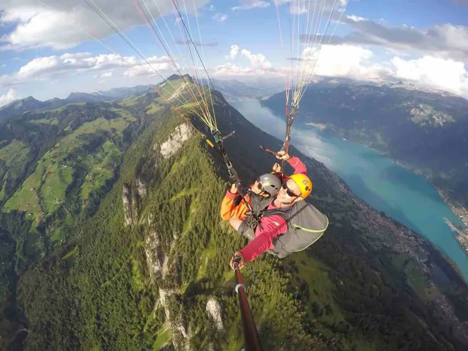 Gleitschirmfliegen Schweiz Interlaken Tandem