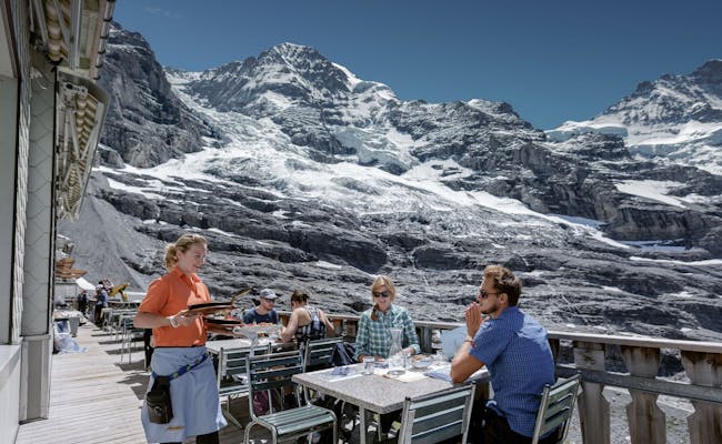 Restaurant du glacier de l'Eiger (photo : Jungfraubahnen)