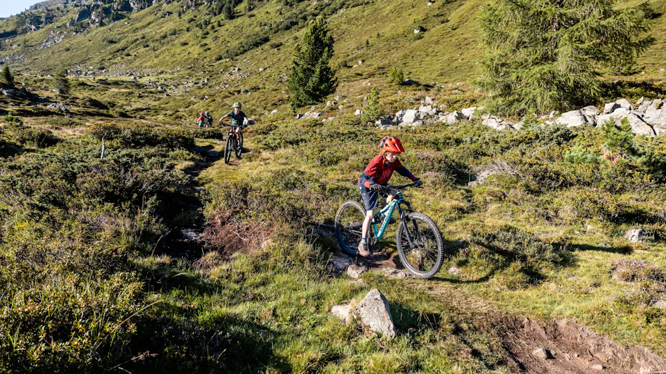 Mountainbike MTB Schweiz Graubünden Familien