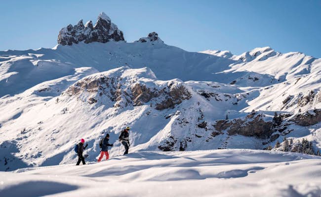 Schneeschuhwandern Isenfluh (Foto: Schweiz Tourismus)