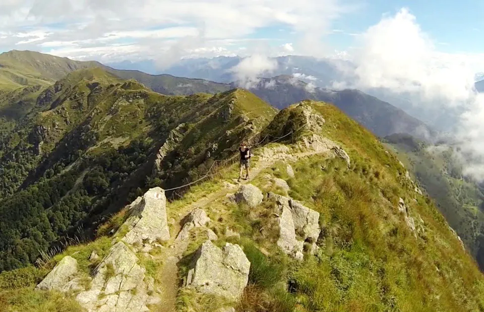Tessin Wandern Monte Tamaro Höhenweg