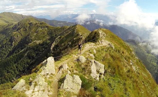 Tessin Aktivitäten Monte Tamaro Höhenweg zum Monte Lema - zur Verfügung gestellt von: Tessiner Tourismusagentur (ATT SA)