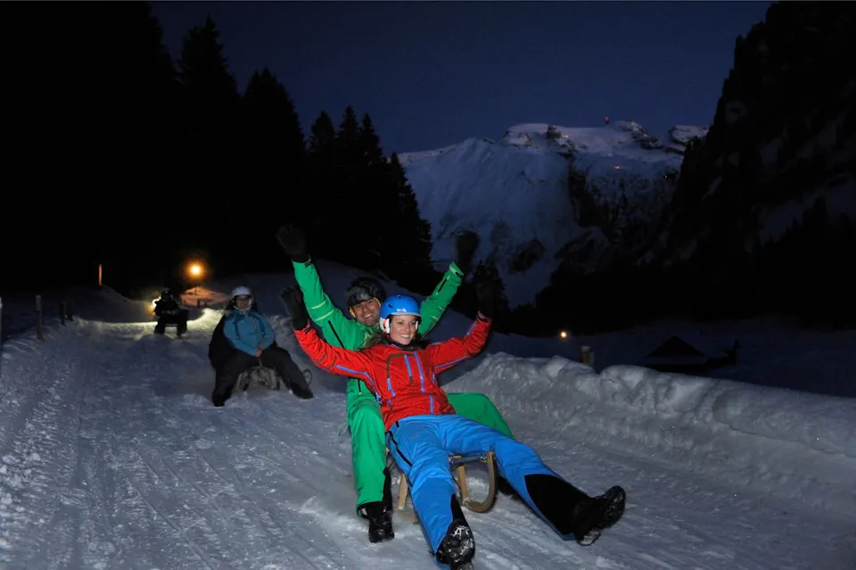 Nachtschlitteln Gerschnialp Engelberg