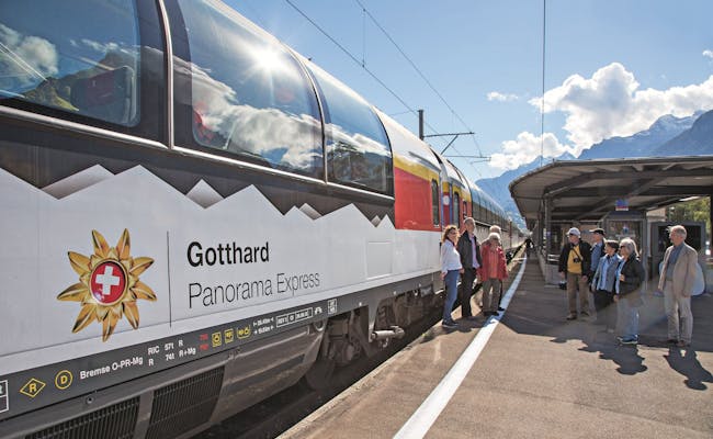 Gotthard Panorama Express (Photo: KEYSTONE, Swiss Travel System AG)