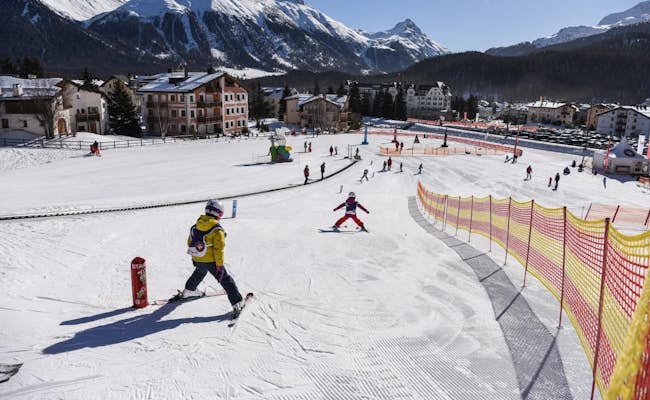 Skifahren Kinder Schweiz