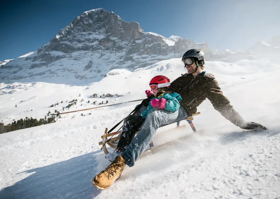 Kleine Scheidegg Schlitteln Eiger Run