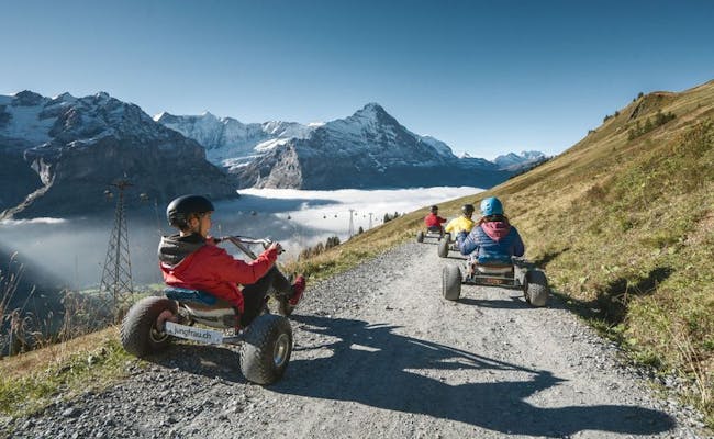 First Sommer Mountain Trotti (Photo : Jungfrau Region Tourismus Grindelwald)