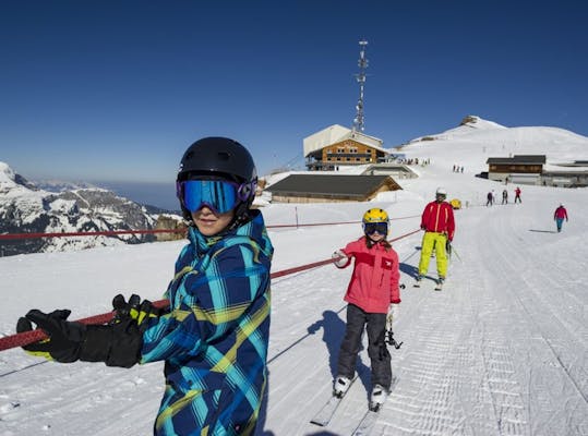 Übungsgelände Männlichen Ski  (Foto: Jungfrau Region Tourismus Grindelwald)