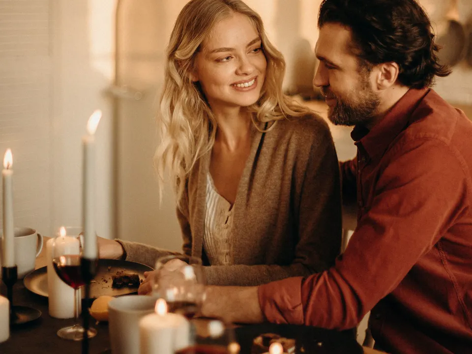Valentinstag Candle Light Dinner
