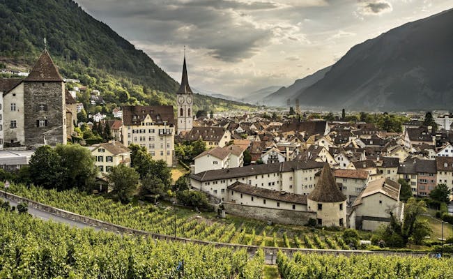 Blick auf die Stadt Chur (Foto: Schweiz Tourismus Markus Buehler-Rasom)