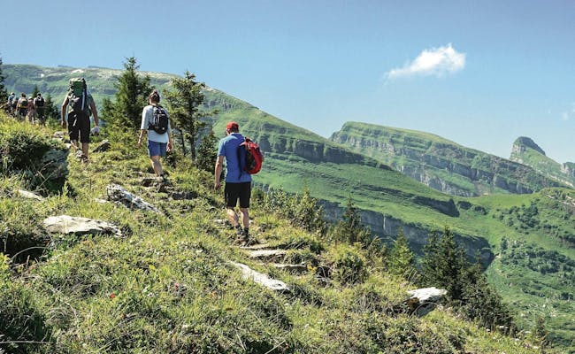 Hiking Churfirsten (Photo: Toggenburg Bergbahnen AG)