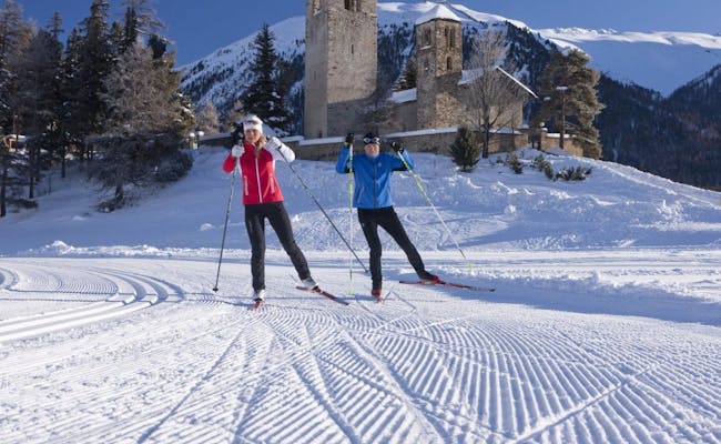 Cross-country skiing Celerina (Photo: Graubünden Ferien Christof Sonderegger)