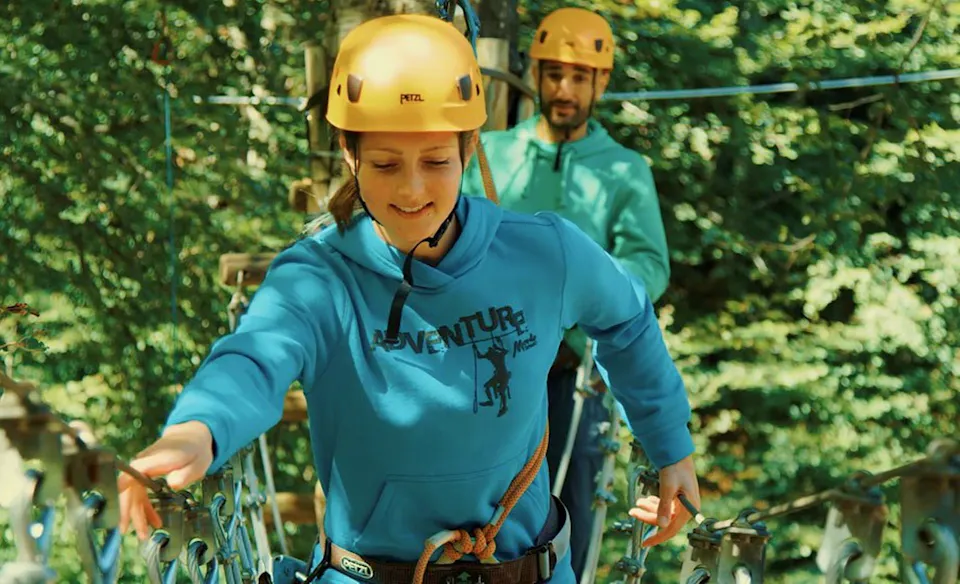 Seilparks in der Schweiz Seilpark Monte Tamaro