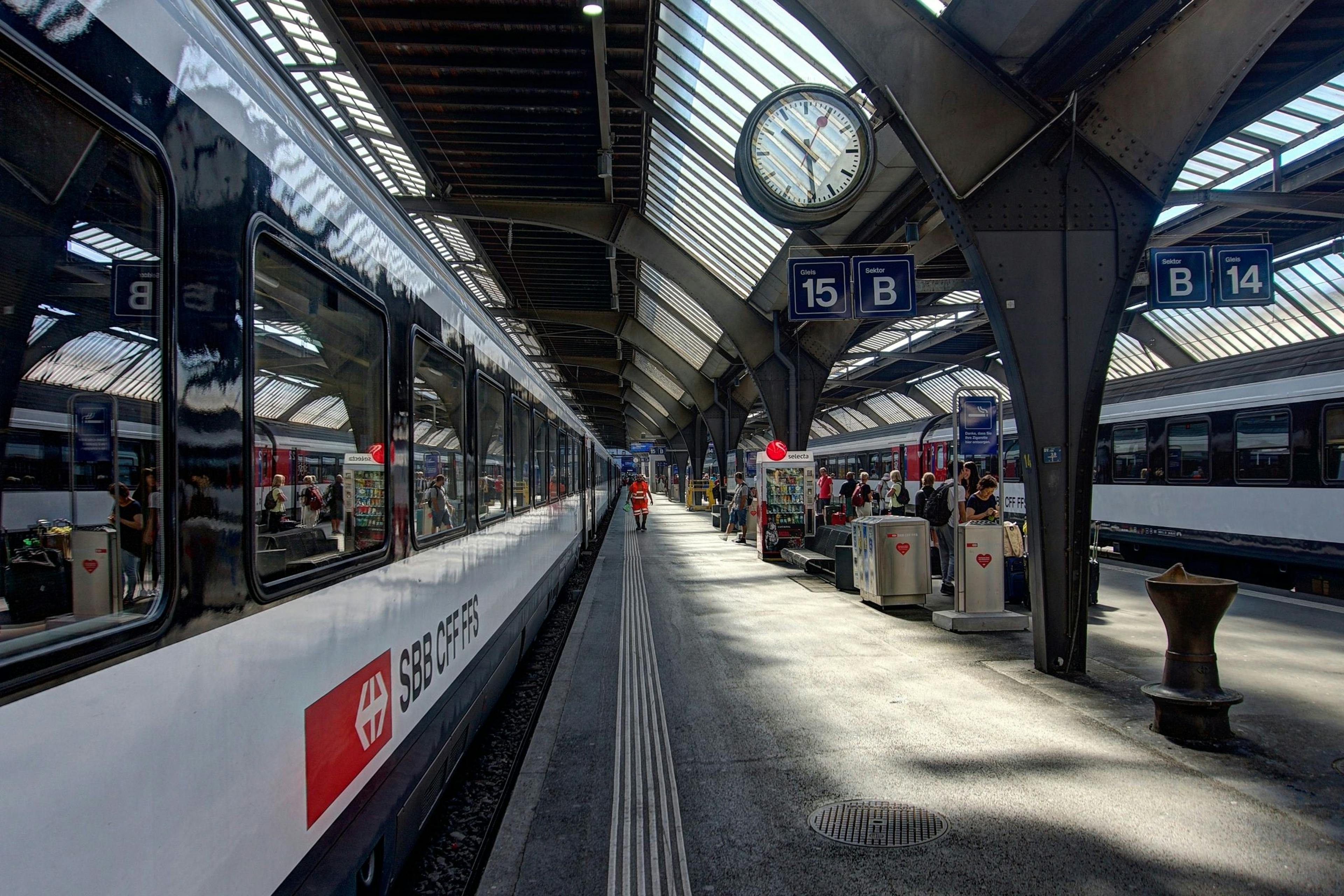 Biglietto del treno da Domodossola (Italia) a Svizzera