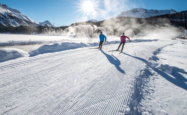 Ski de fond Celerina (photo : Graubünden Ferien Romano Salis)