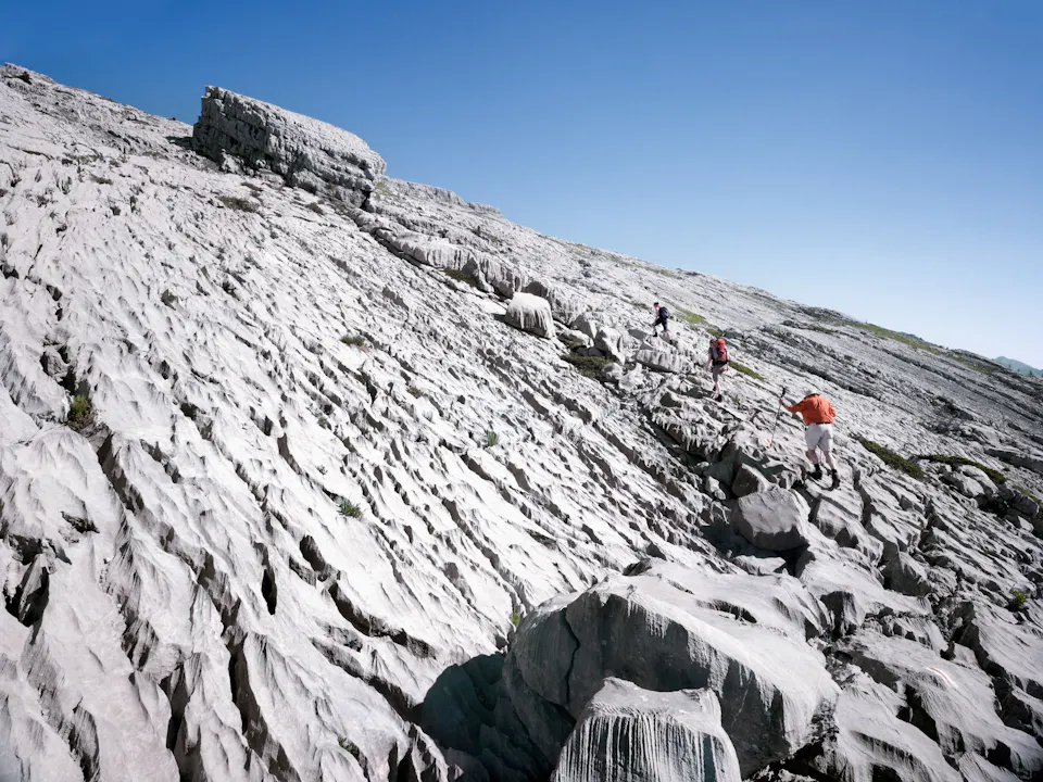 UNESCO Biosphäre Entlebuch Schrattenfluh Wanderer