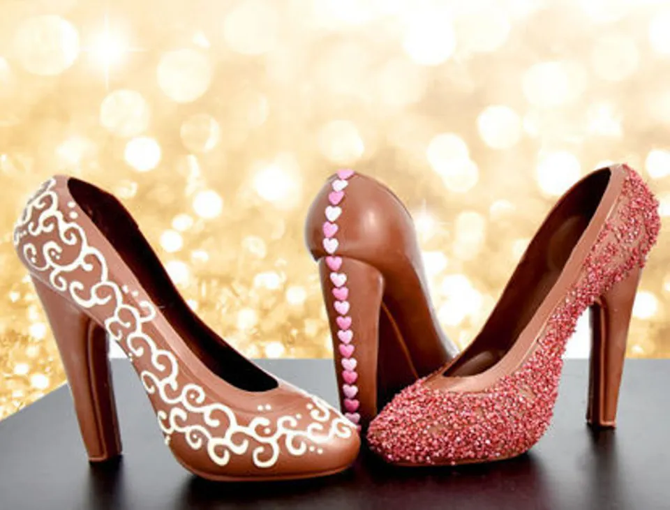 Maestrani`s Chocolarium  High Heels aus Schoggi