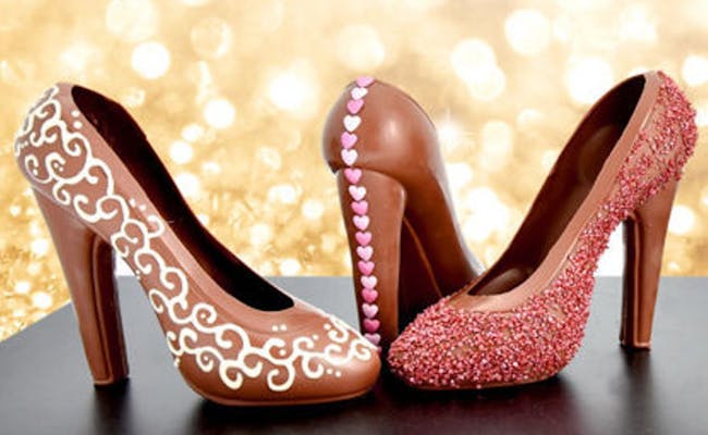 High heels made of chocolate (Photo: Chocolarium)