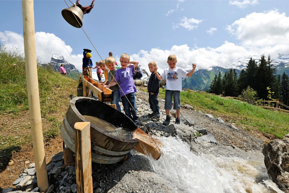 Brunni Engelberg Globi Wasserspiele
