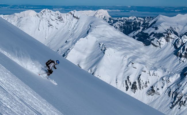 Ski freeride (photo : Gstaad 3000)