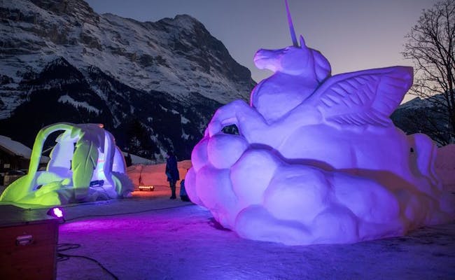 World Snow Festival Einhorn (photo : Jungfrau Region Tourismus Grindelwald)