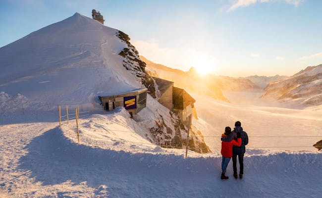 Lever de soleil (photo : Jungfraubahnen)