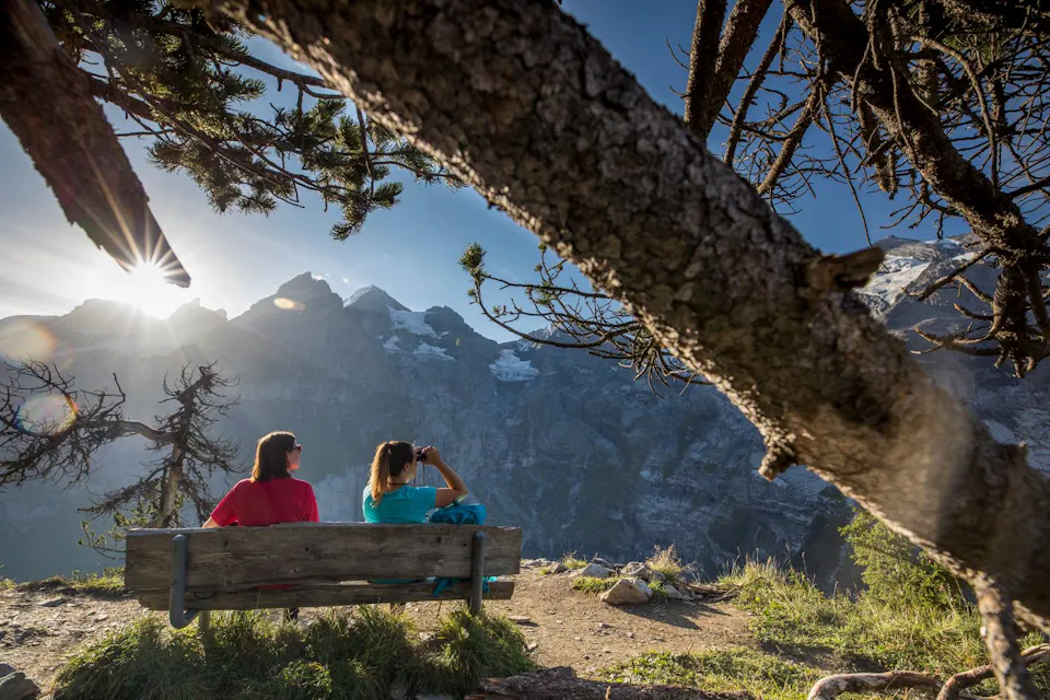 Oeschinensee Wandern Rast