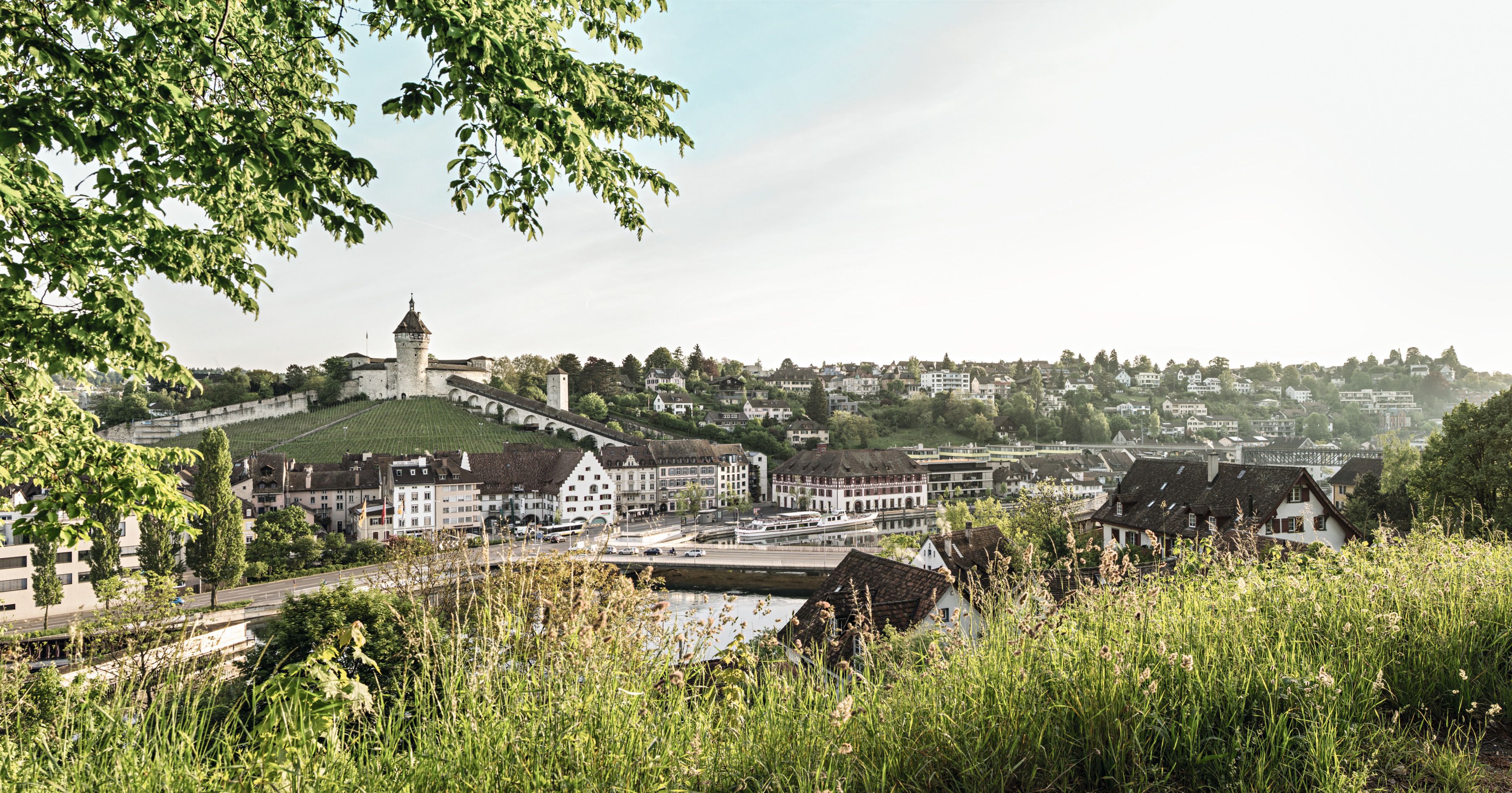 Schaffhausen: Discover the charming old town and the historic fortress in daylight.
