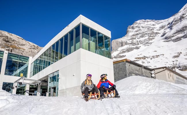 Eiger Glacier Station Sledding (Photo: Jungfrau Railways)