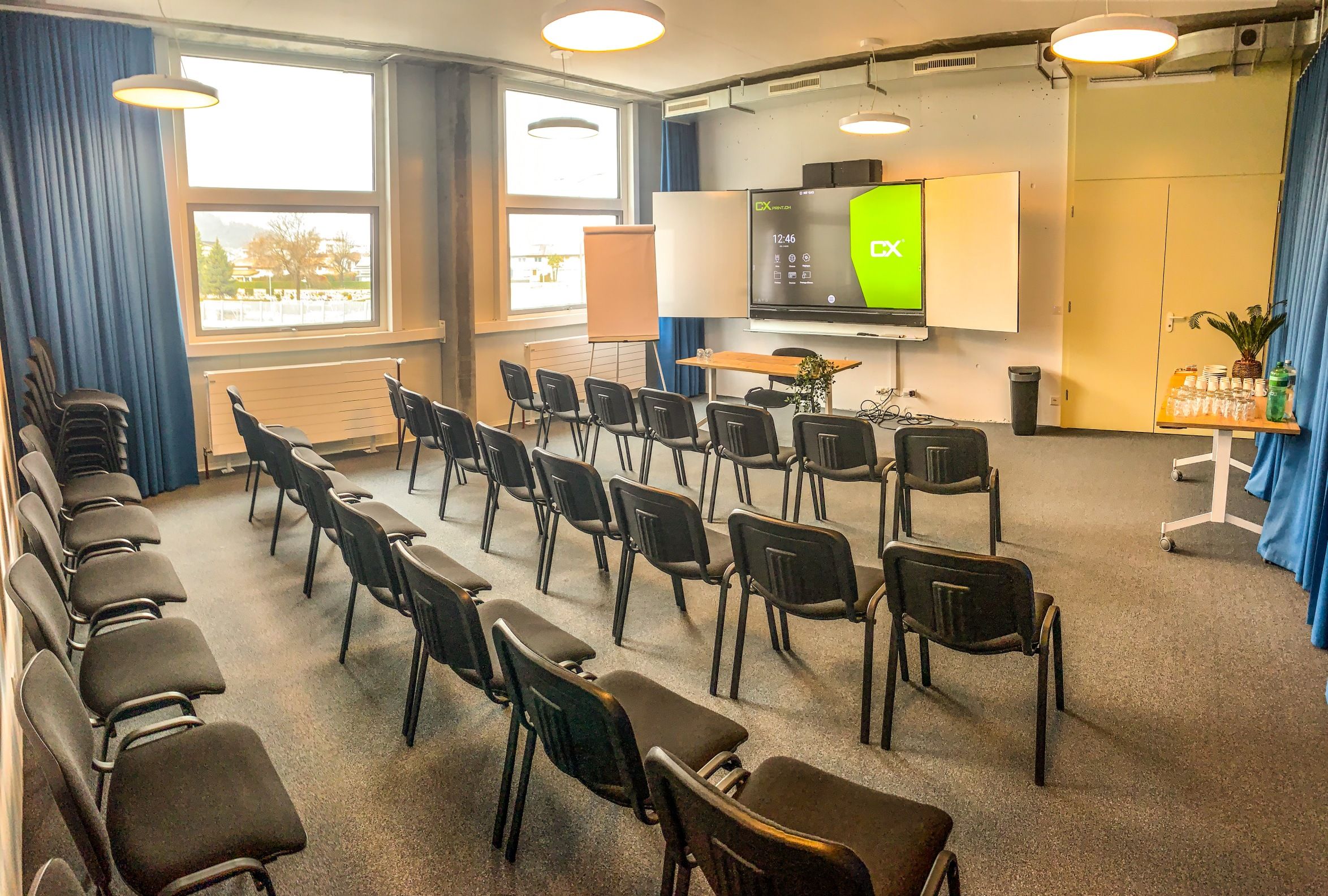 Conference Room: Modern space in Xstream Park for creative meetings and events.