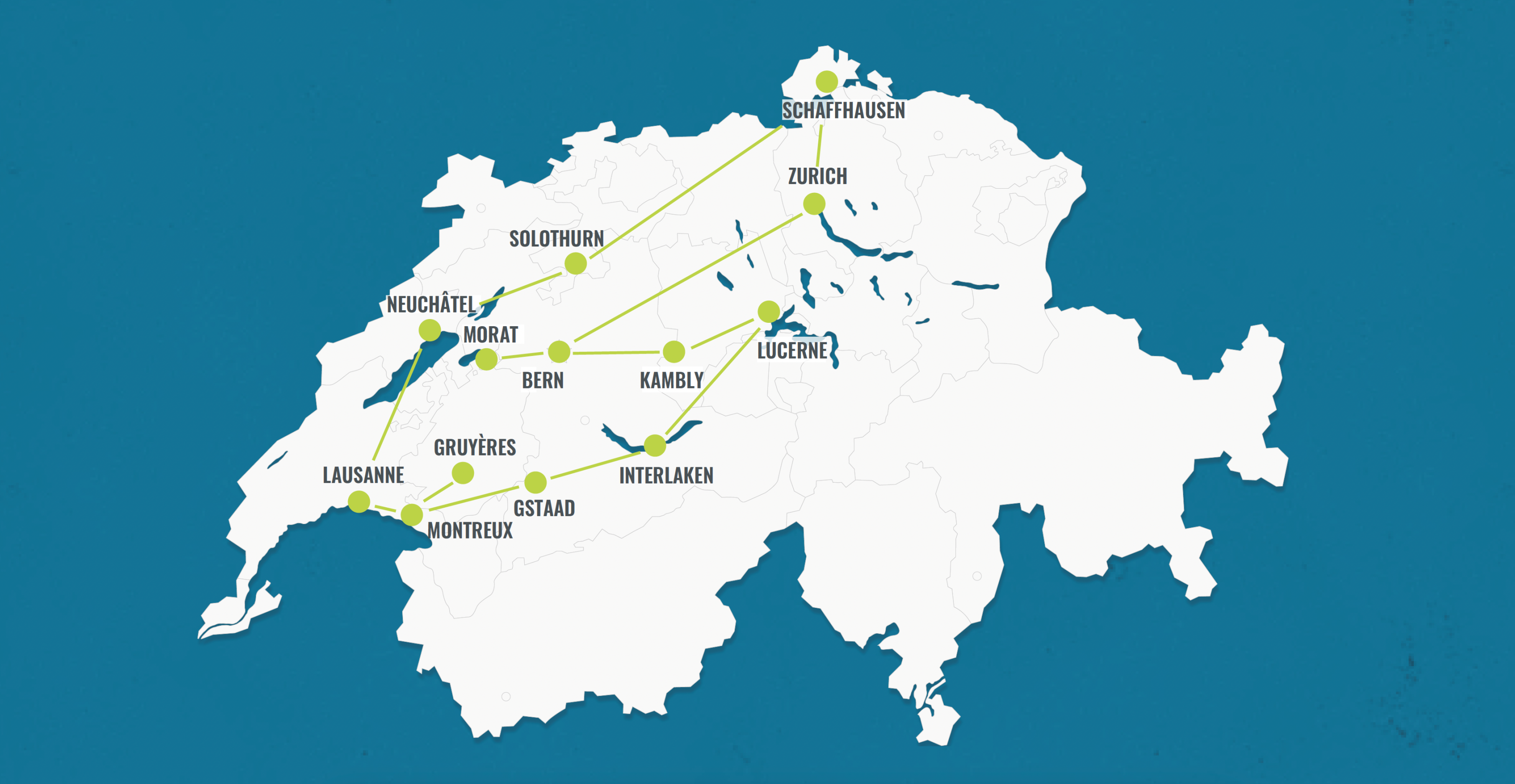 Itinéraire de voyage en Suisse : 14 jours à découvrir Berne, Lucerne, Interlaken, Montreux et plus encore.
