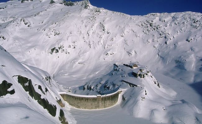 HAS Grimsel Hospiz hiver (photo : Jungfrau Region Haslital Tourismus)