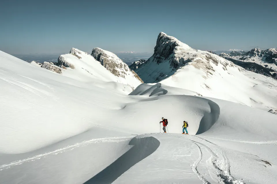 UNESCO Biosphäre Entlebuch Fluehli ski tourer