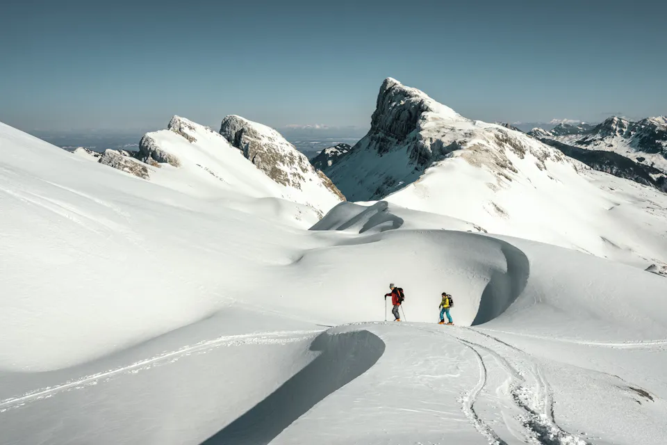 UNESCO Biosphäre Entlebuch Fluehli ski tourer