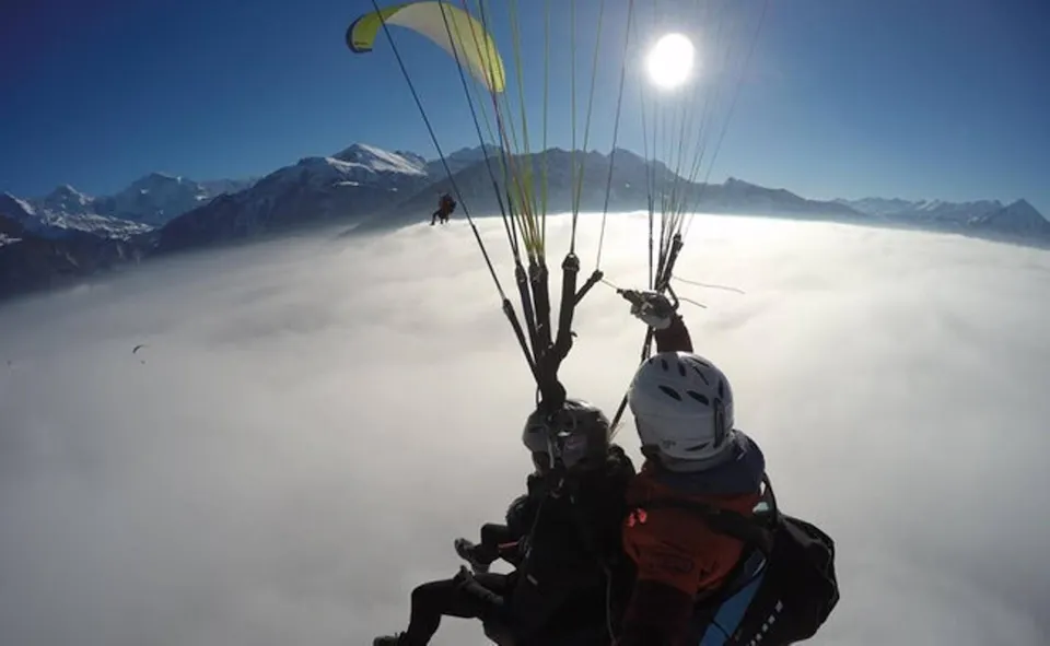 Tschentenalp Gleitschirmfliegen