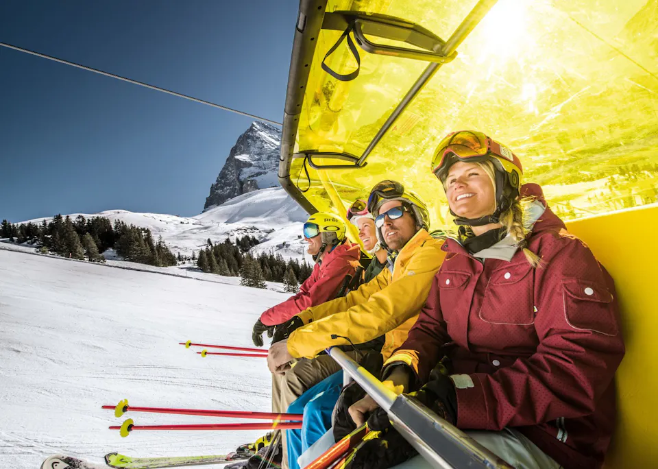 Skifahren Grindelwalda
