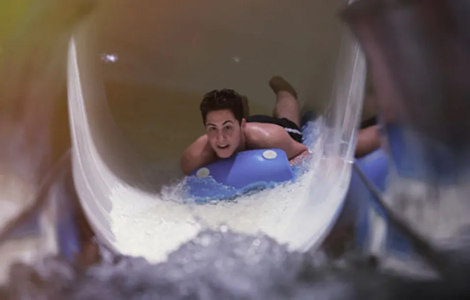 Splash and Spa Wasserrutsche
