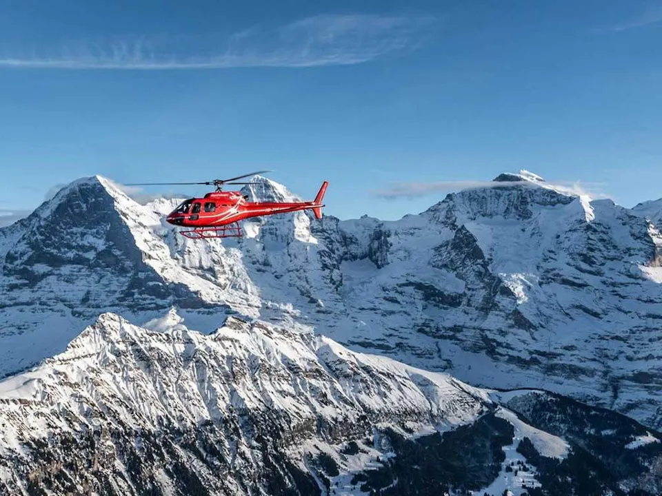 Valentinstag Helikopterflug