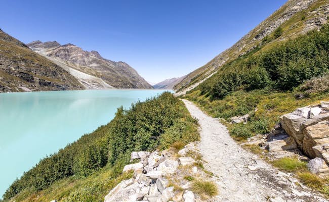 Mattmark Stausee Sommer (Foto: Schweiz Tourismus MySwitzerland)