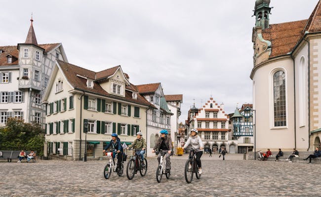 E-Bike Tour durch St. Gallen (Foto: Schweiz Tourismus Giglio Pasqua)