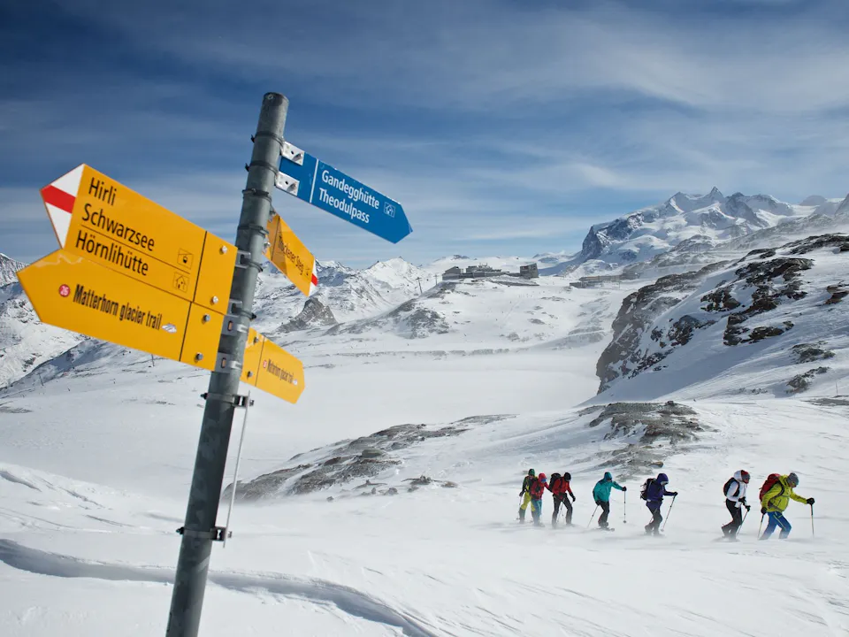 Schneeschuhwandern Zermatt